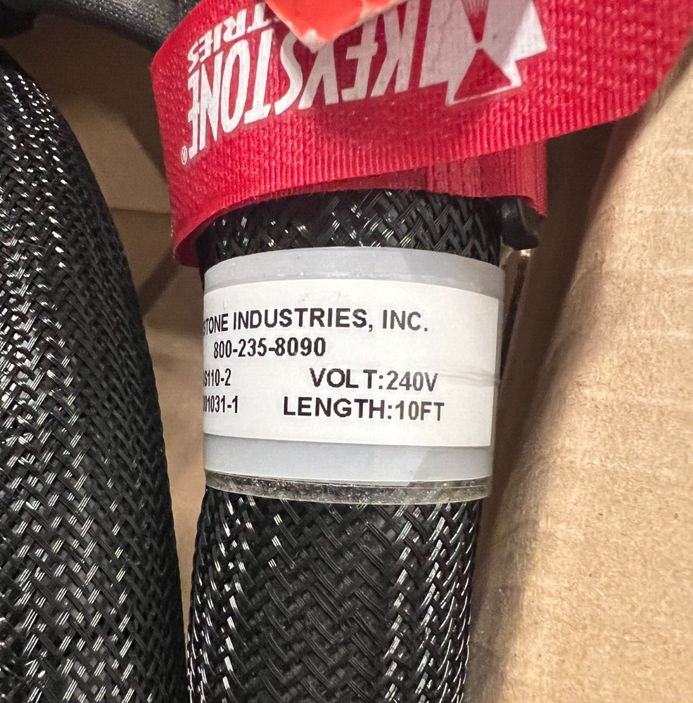 Keystone Industries KSHAS110-2 10ft 240V NEW
