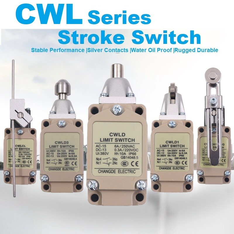 Micro-Motion NJ Stroke limit CWLCA12-2-Q 1NO 1NC Universal Vertical limit Switch