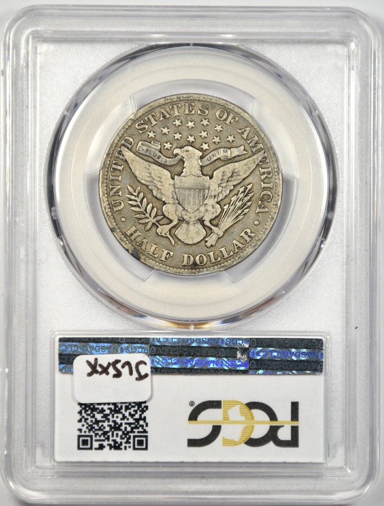 1901 BARBER HALF DOLLAR ~ PCGS F12