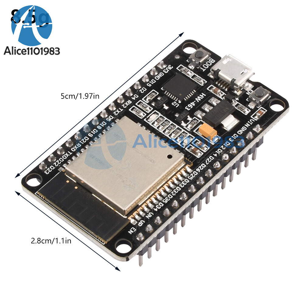 ESP32 ESP32S CP2102 Development Board 2.4GHz Dual-Mode WiFi+Bluetooth Antenna