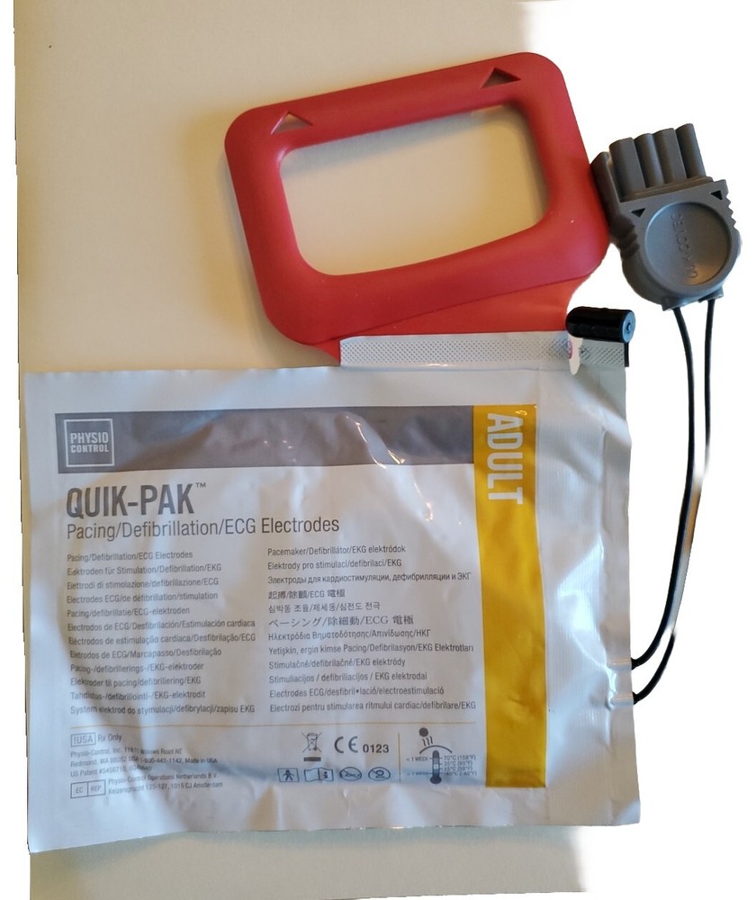 Physio Control Pacing/Defib/ECG Electrodes As Is-expired For Training Example