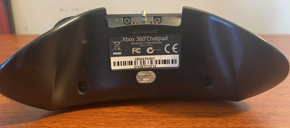 Xbox 360 Chatpad Keyboard Microsoft Text Keypad Controller Black