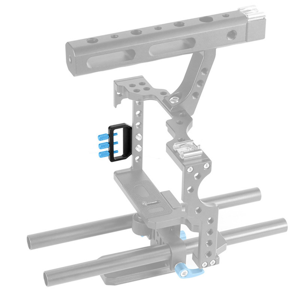 For Camera Cage Quick Release Plate Accessories Cable Clip Mount Adapter