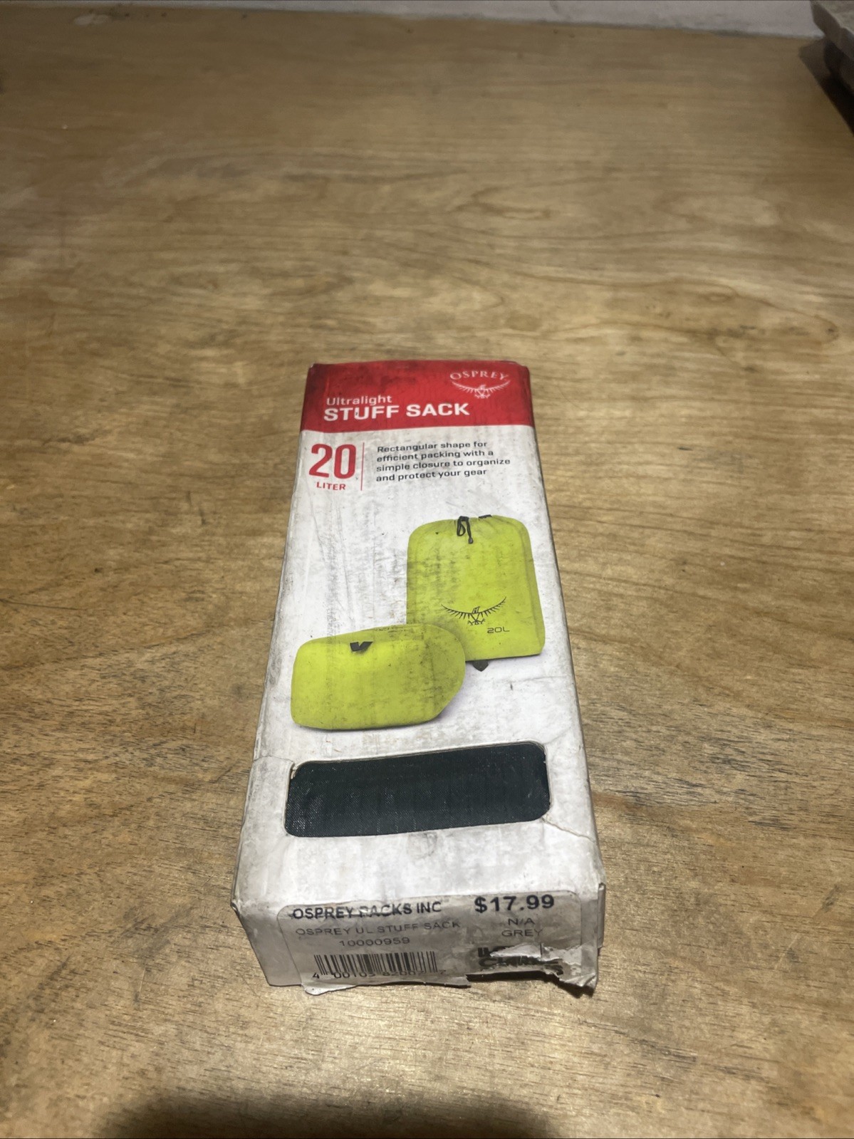 Osprey UltraLight Stuff Sack 20L gray