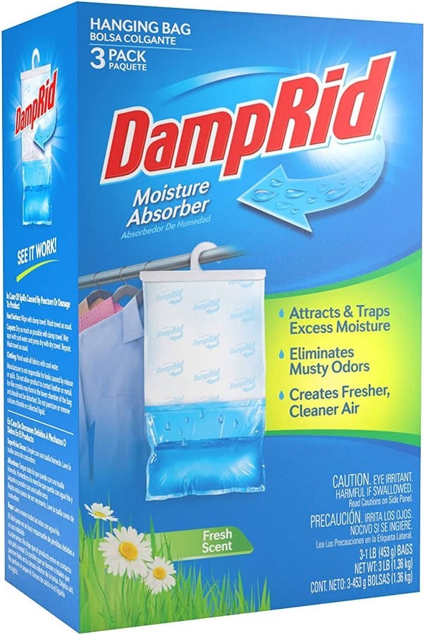 Hanging Moisture Absorber, Fresh Scent (3-Pack)