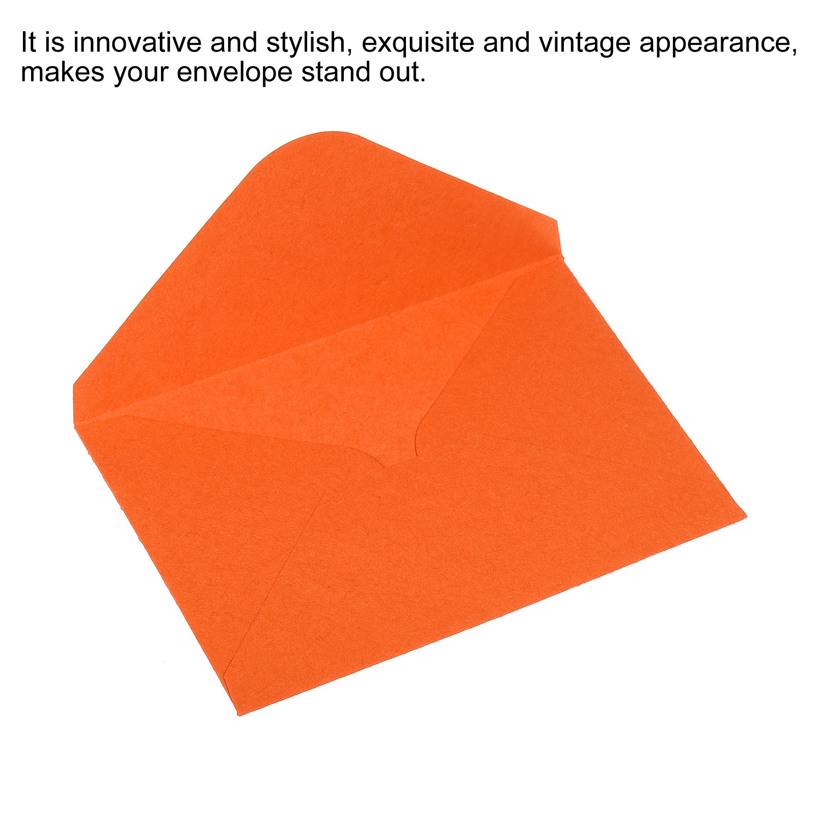 100 x Mini Envelopes Mini Card Business Card Envelope Orange