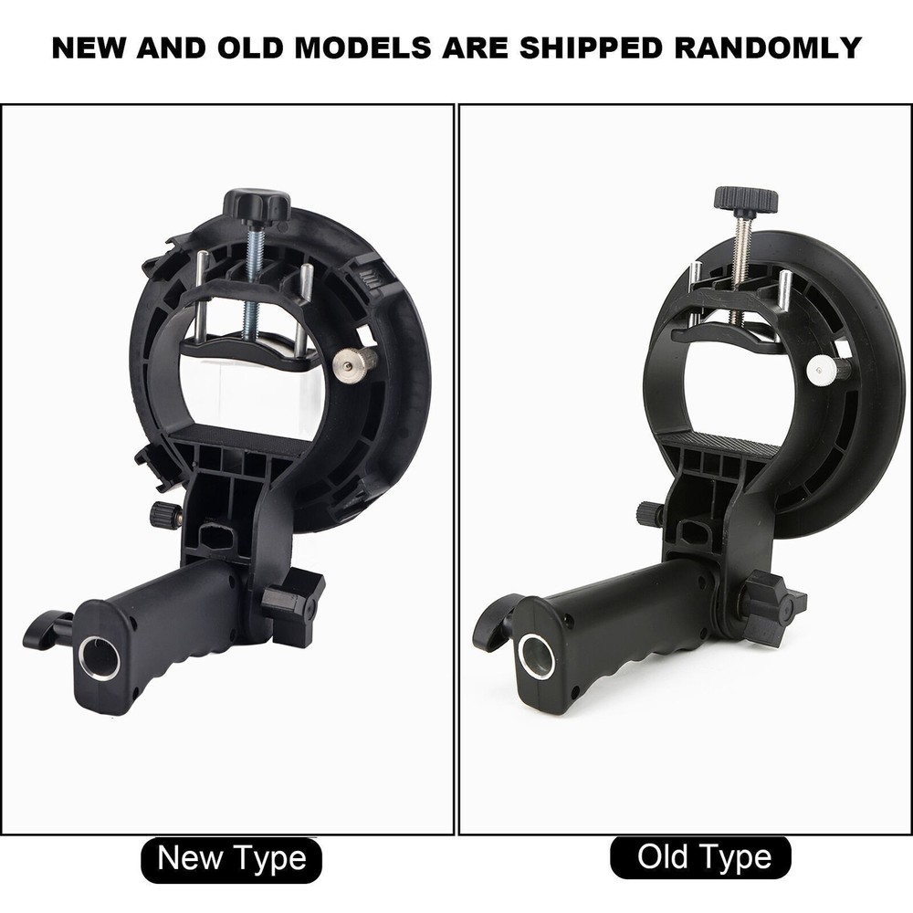 Handheld Hand Grip S Shape Bracket Accessory for Bowens Mount Camera Top