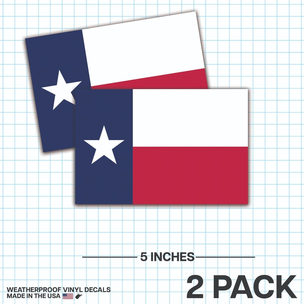 Texas State Flag Sticker Decal Bumper TX Texan