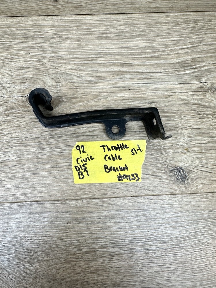 92-95 Civic OEM throttle cable wire mount bracket support #9233