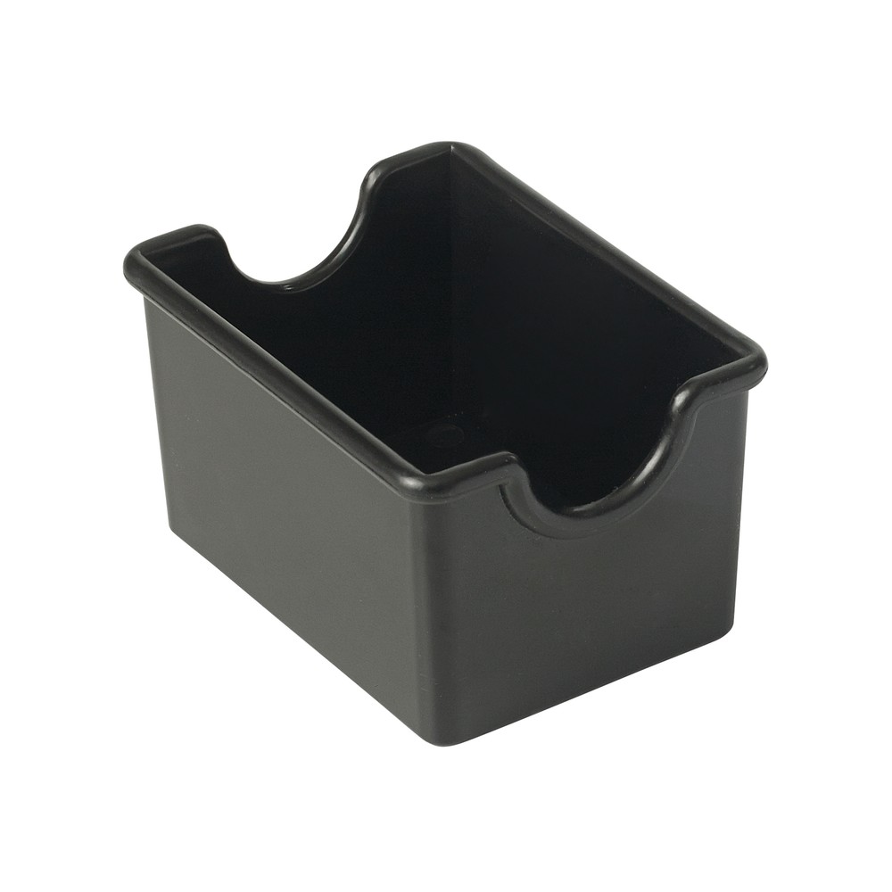 Sugar Packet Holder, Plastic, Black (6 Dozen)