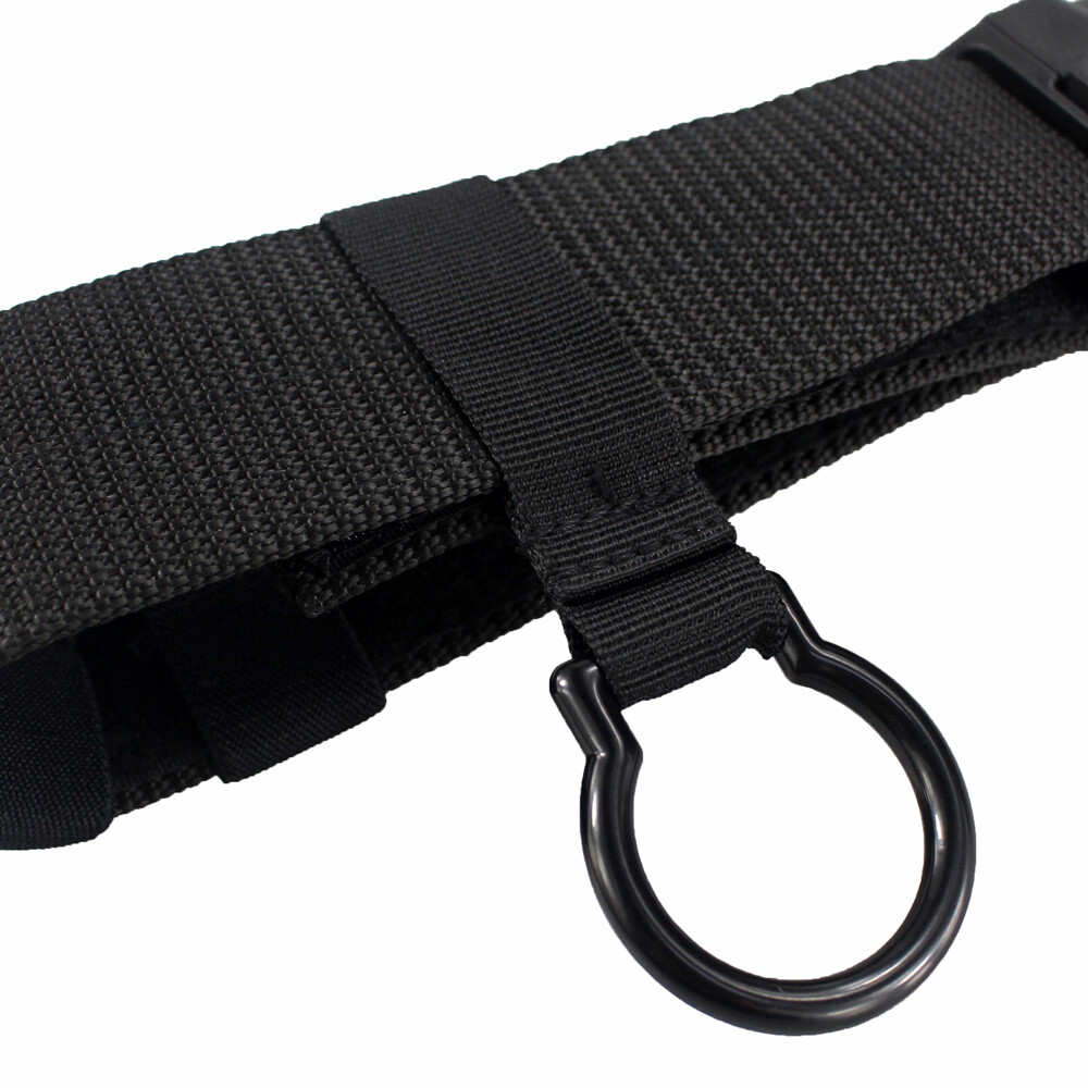Tactical Slide-On Duty Belt Flashlight Ring Holder for Maglite C Cell Flashlight