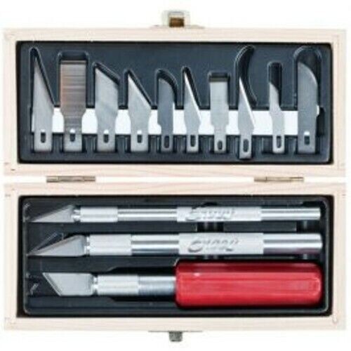 Hobby Tool Set in Wooden Box - Excel #44282