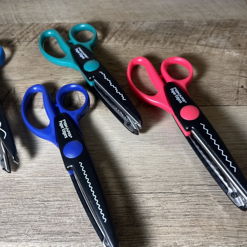 ⭐️ Fiskars Paper Edger Scallop Emagination Wave Crafting Scissors Scrapbook