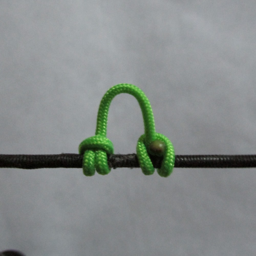 Rope style archery D loop