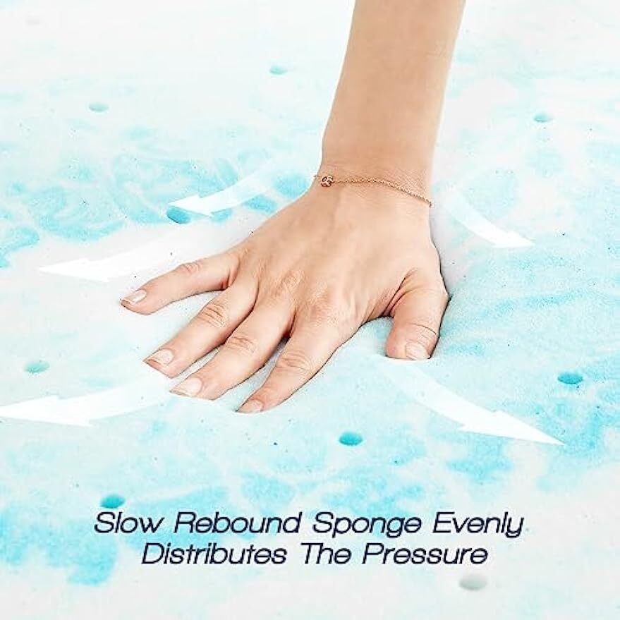 2" 3" Mattress Topper Twin King Full Queen Comfortable Memory Foam Bed Topper