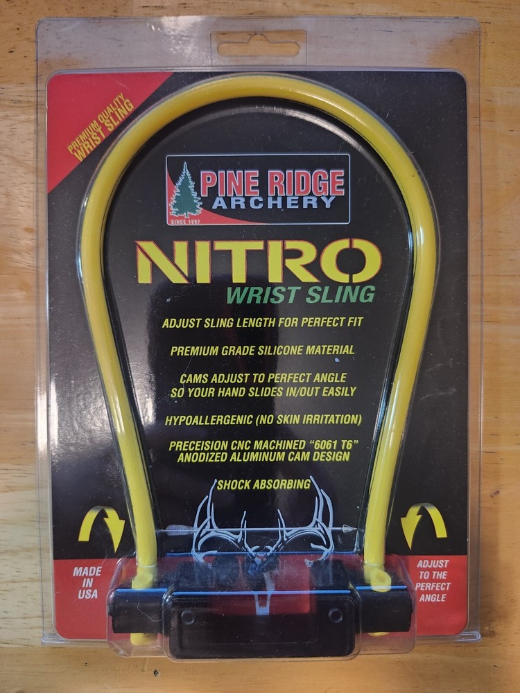 Pine Ridge Archery Nitro Wrist Sling, Yellow