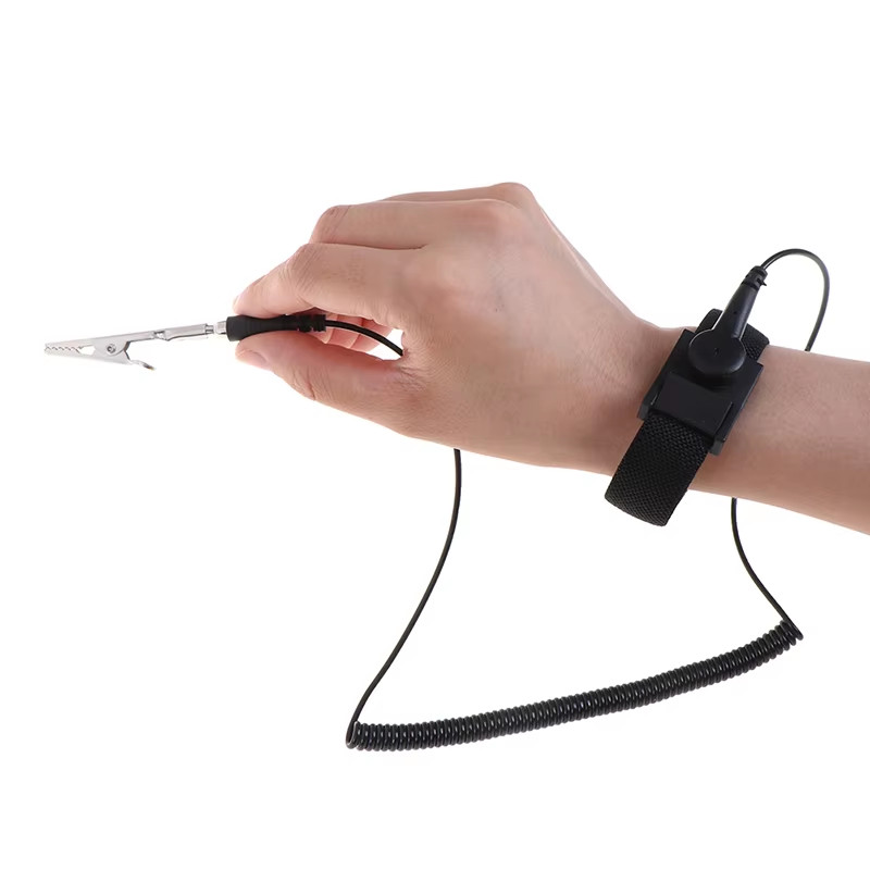 Adjustable Anti-Static ESD Wrist Strap – Grounding Bracelet with Cord