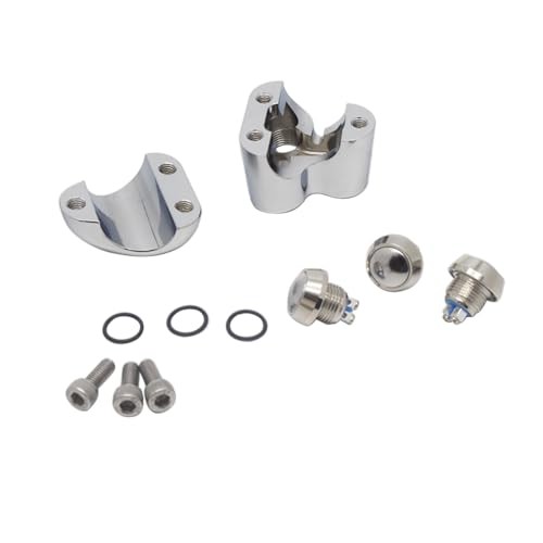 Universal 3 Buttons CNC Hand Control Momentary Switch Micro 1 Inch Chrome