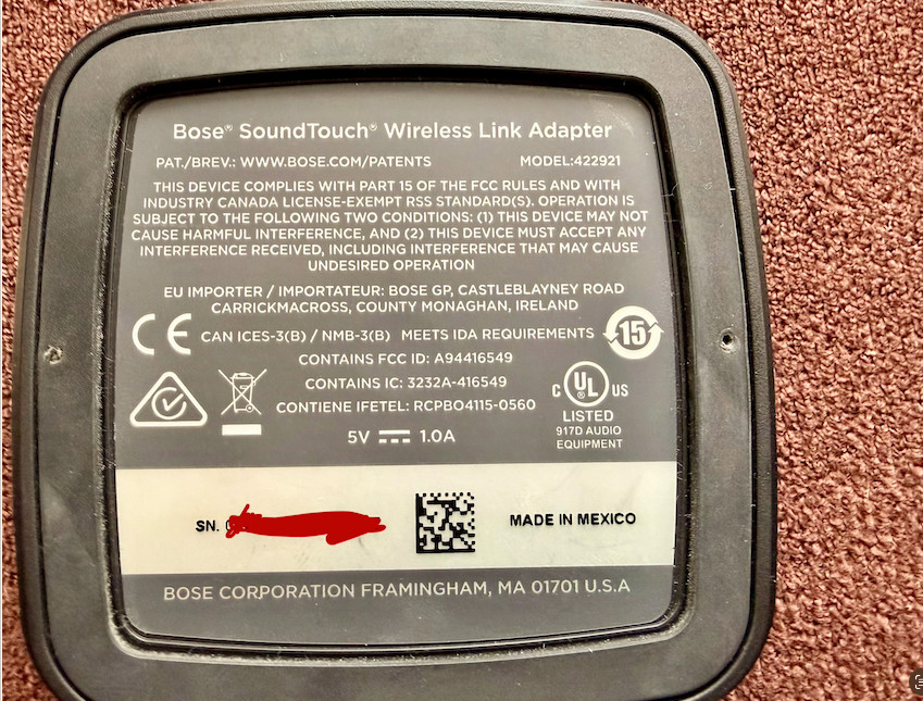 Bose SoundTouch Wireless Link Adapter