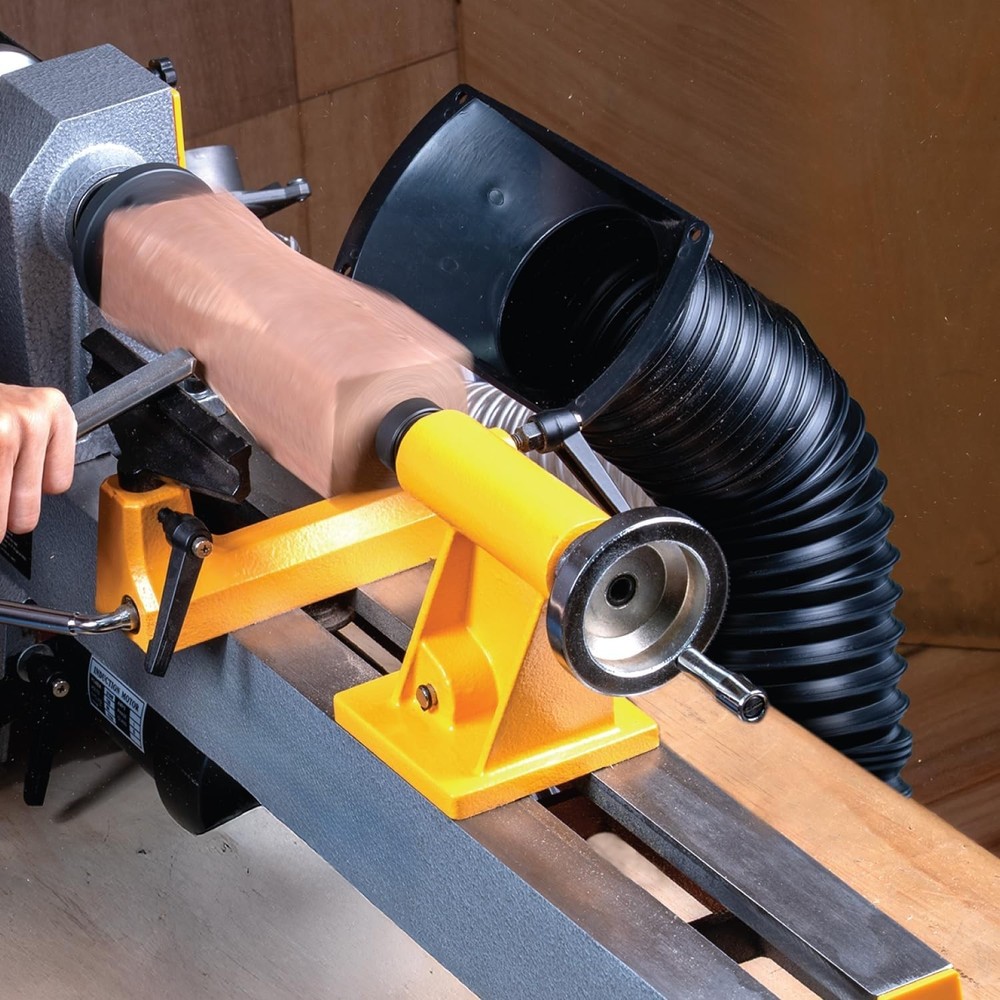 Compact ABS 4-Inch Rectangular Dust Collector Hood for Woodworking Applications