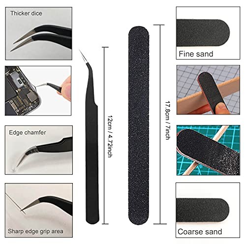 32 Piece 3D Print Tool Kit Includes Debur Tool, Cleaning, Finishing and