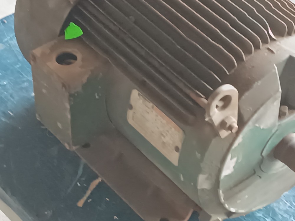 Reliance - Duty Master AC Motor, Label Unreadable, Base Mount, Keyed Shaft