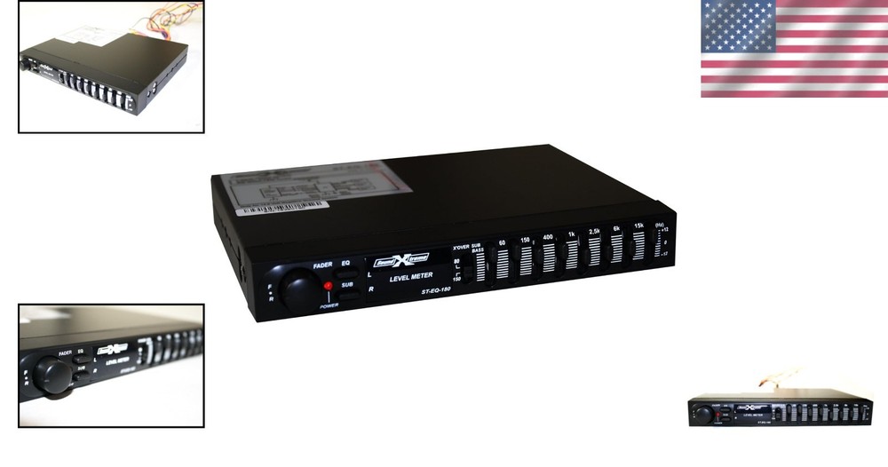 ST-EQ-180 7-Band Graphic Equalizer & Fader Control
