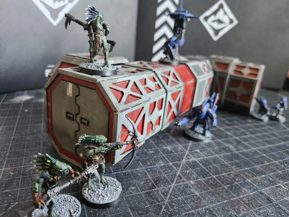 Wargame terrain 3 mdf pieces with 2 3d printed