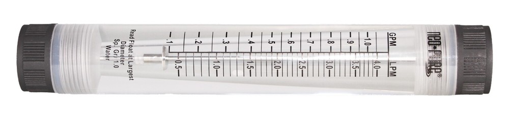 Neo-Pure Inline Flowmeter 0.2-2GPM 1/2" FNPT