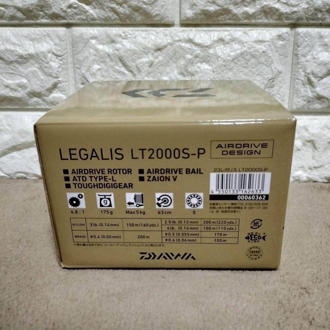 Daiwa 23 LEGALIS LT2000S-P Spinning Reel in Box New