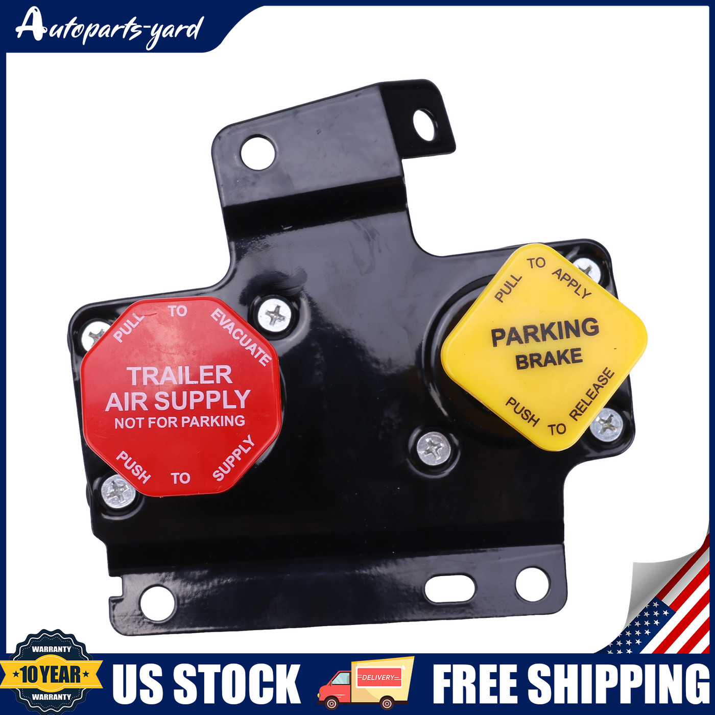 New Dash Control Brake Valve 5 Ports For Volvo VNL 24340522 US