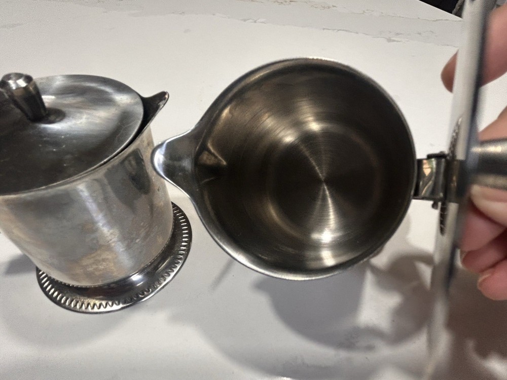 Volrath Silverplate Set with Lids Elegant Tableware