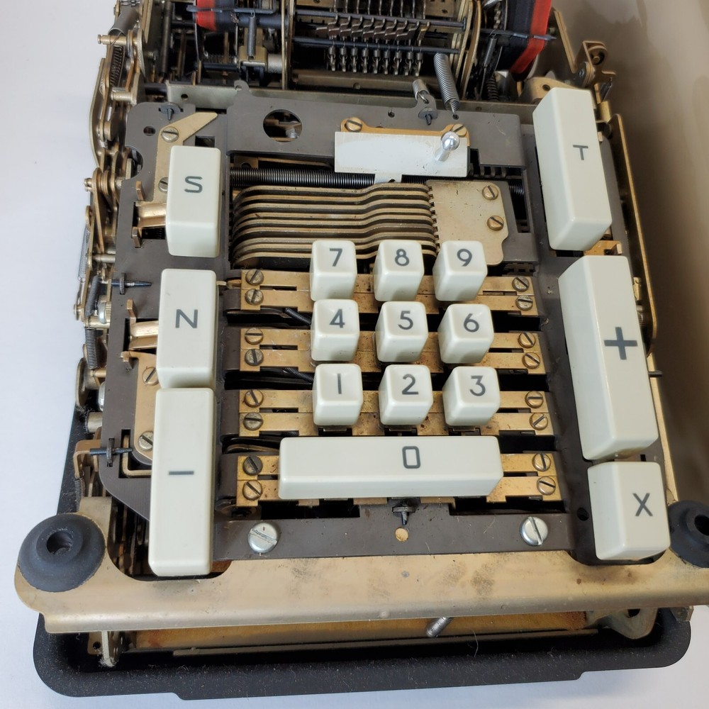 Clary Adding Machine Model 102 Vintage Small Business Functional Or Prop Works!