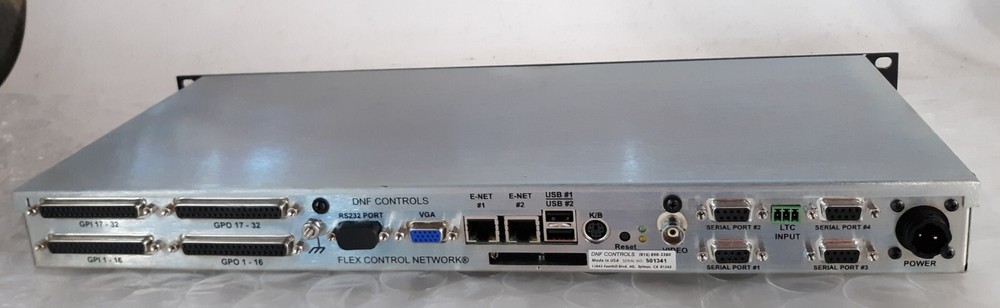 DNF Controls GTP-32 GPI Tally Processor Flex Control Network *FOR PARTS*