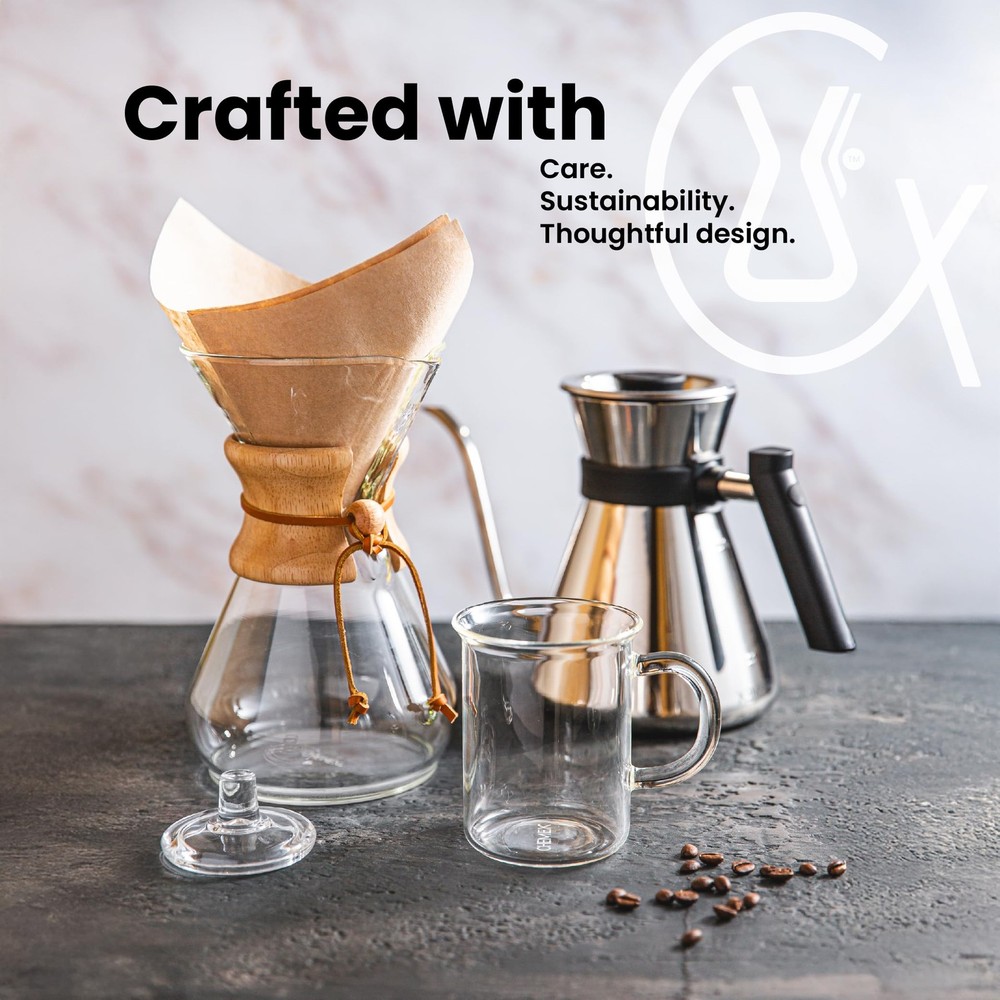 Chemex Bonded Filter - Square - 100 ct - 2 Pack - Exclusive Packaging