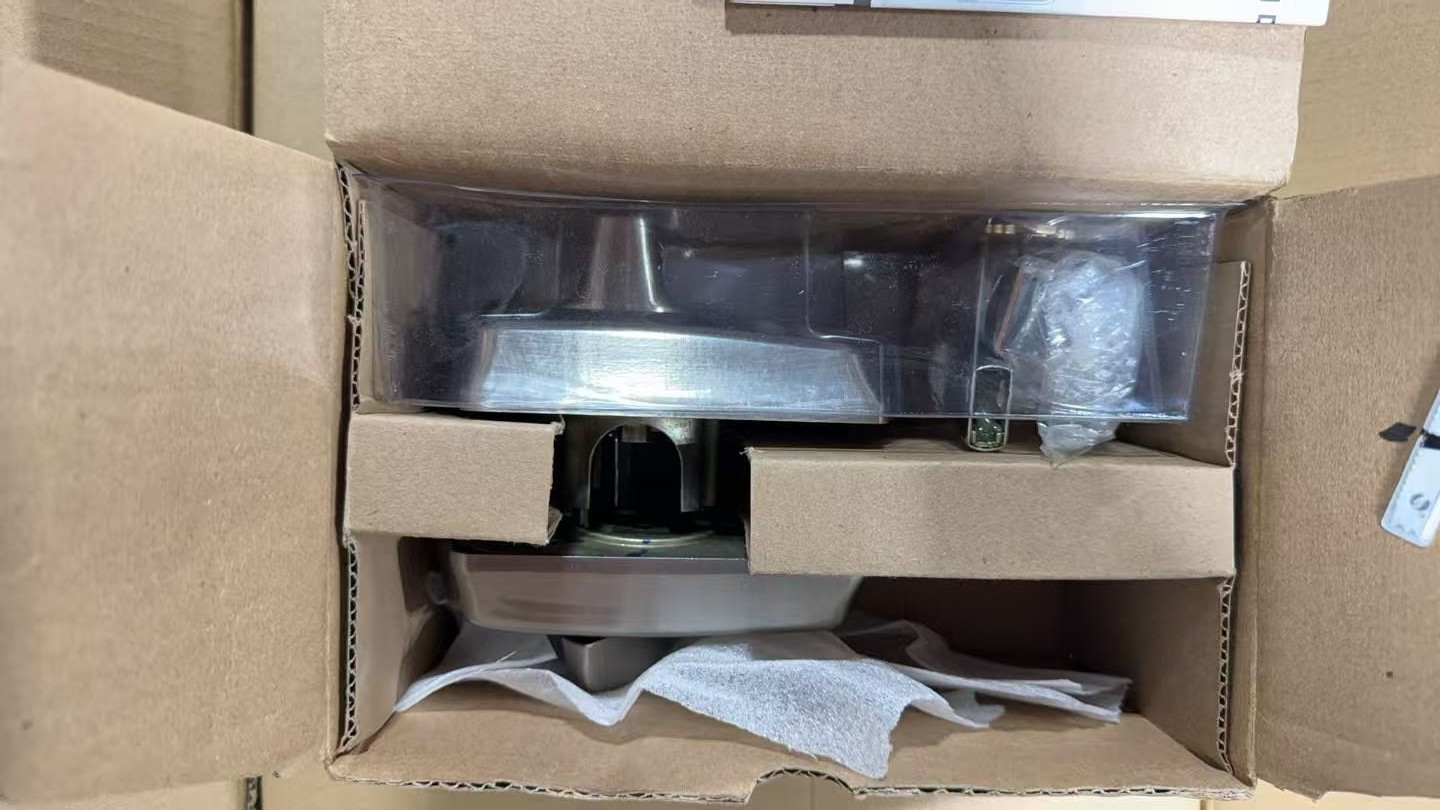 Schlage BE365 V CAM 619 Camelot Keypad Entry with Flex-Lock In Satin Nickel