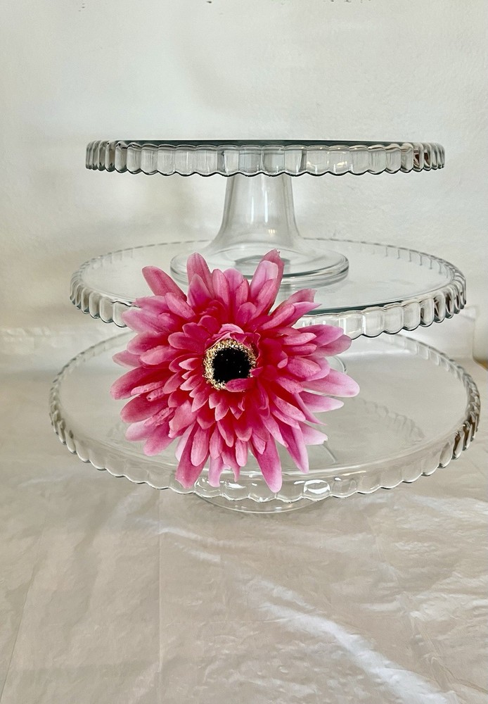 3-piece Pasabahce Cake Stands