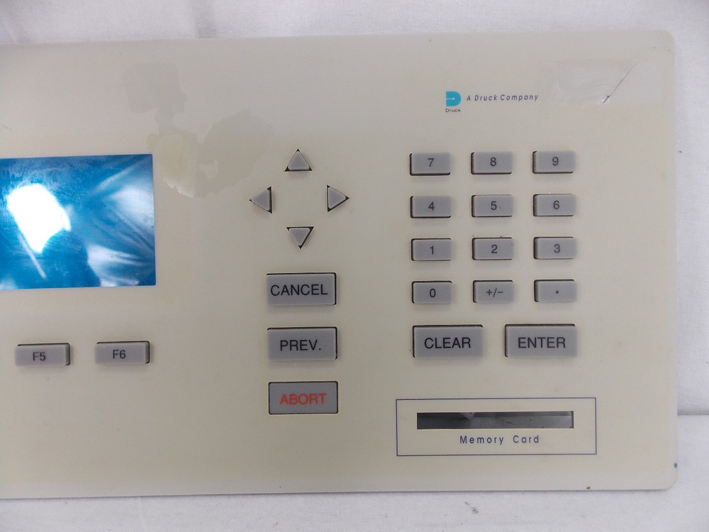 RUSKA 7215 xi DIGITAL PRESSURE CONTROLLER 1000 psi FRONT PANEL KEY BOARD