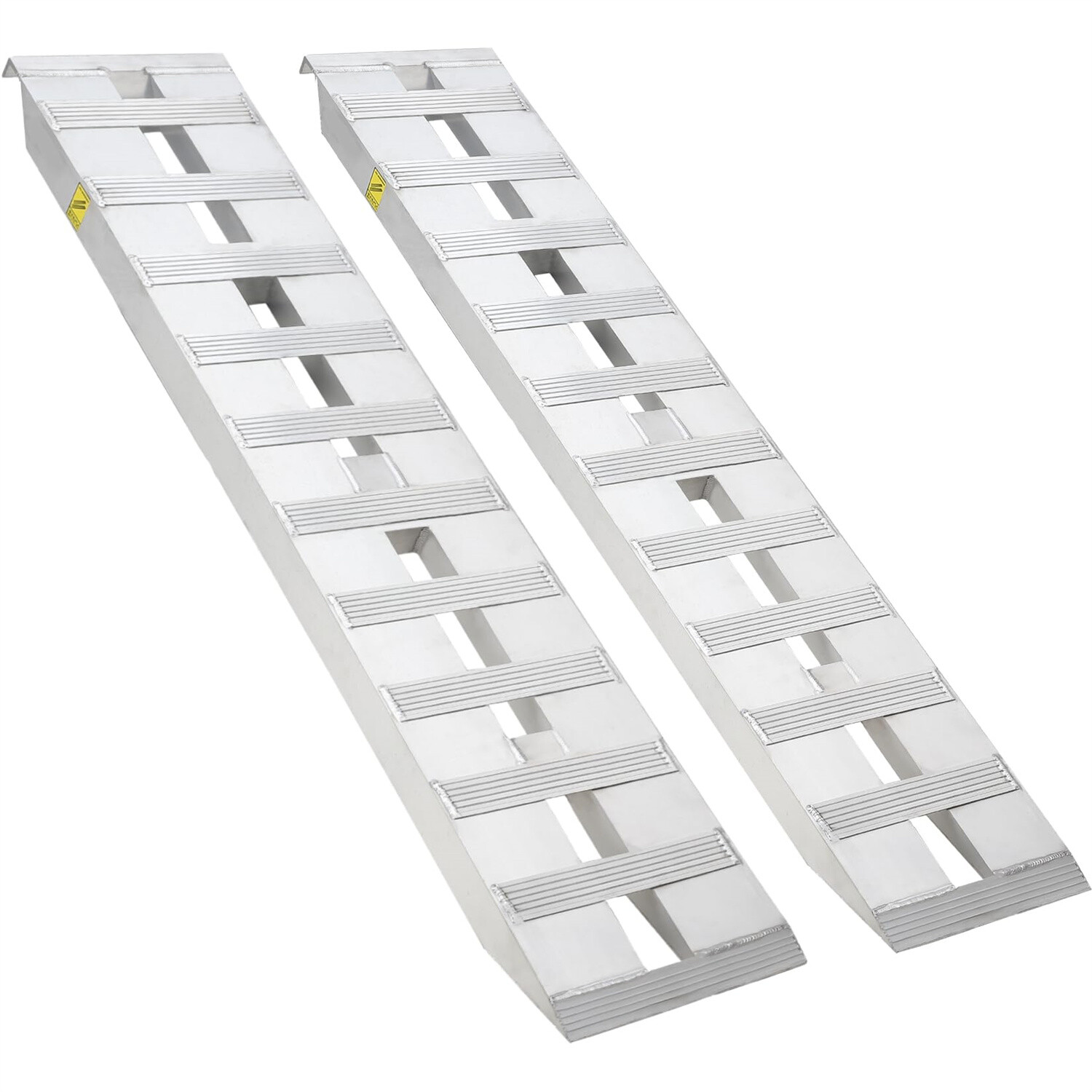 ✔️2PCS Aluminum Trailer Ramps Heavy-Duty Aluminum Loading Ramps 60"x12" 6000 Lbs