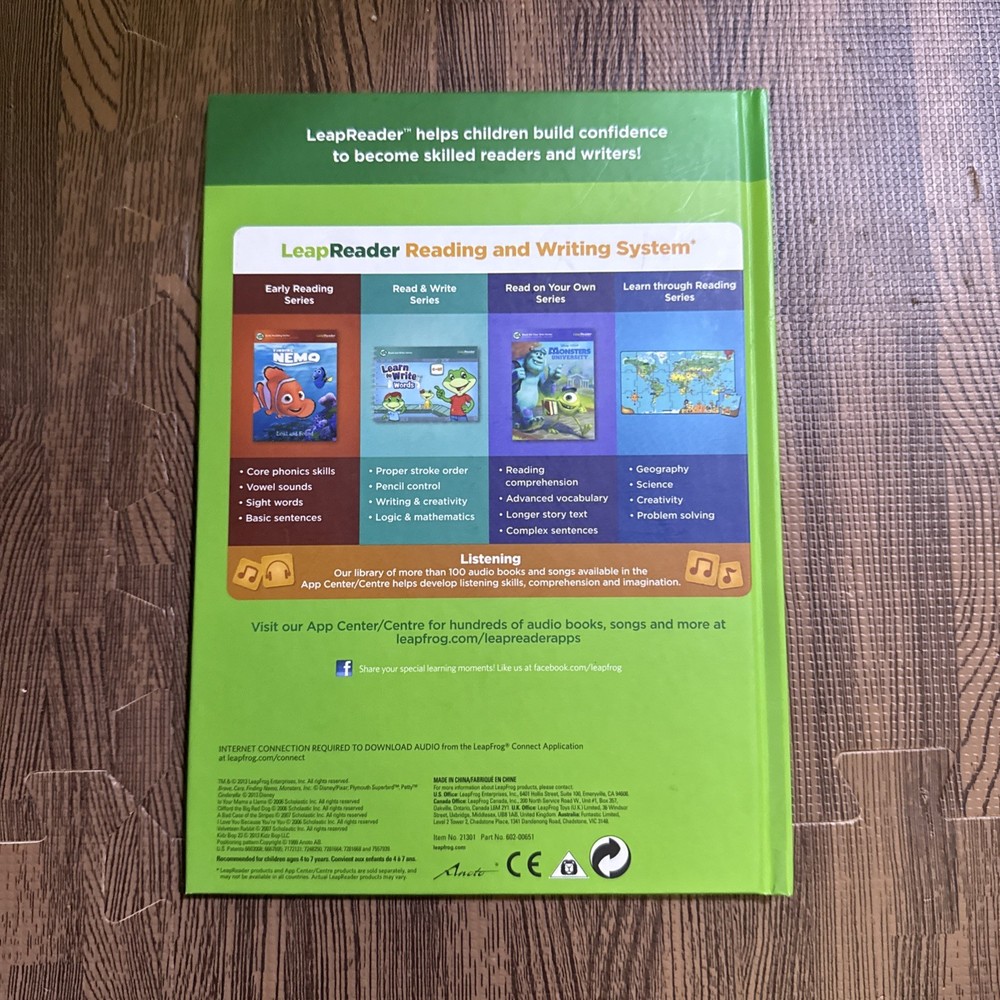 LeapFrog LeapReader book — READ. WRITE. LISTEN | LeapReader Activity Book