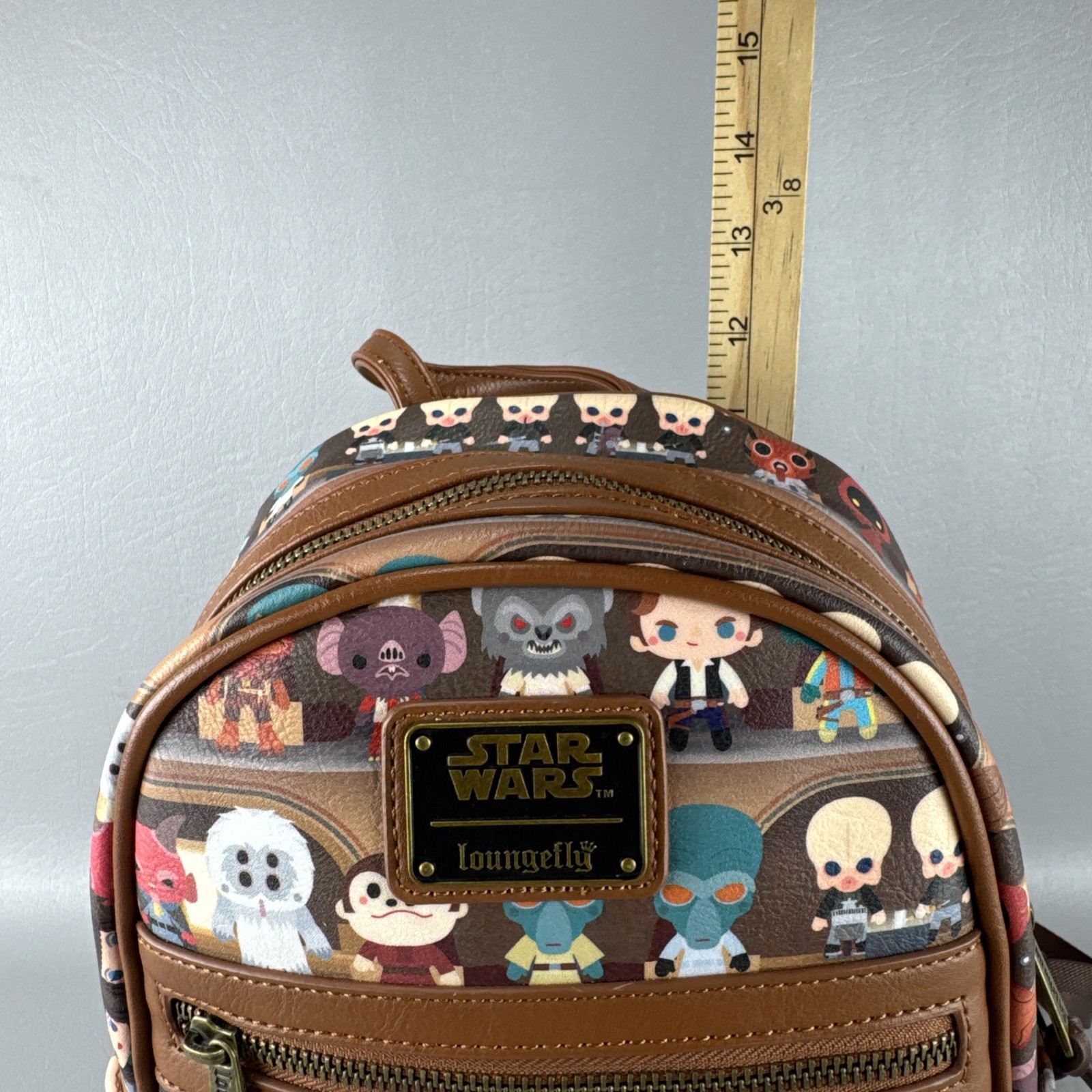 Loungefly Star Wars Chibi Cantina Mini Backpack Darth Vader Luke Skywalker CP30