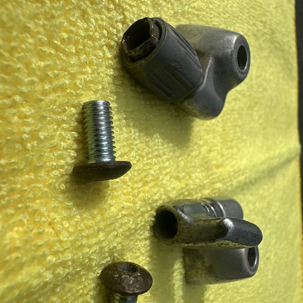 Vintage Shimano Downtube Cable Stops curved