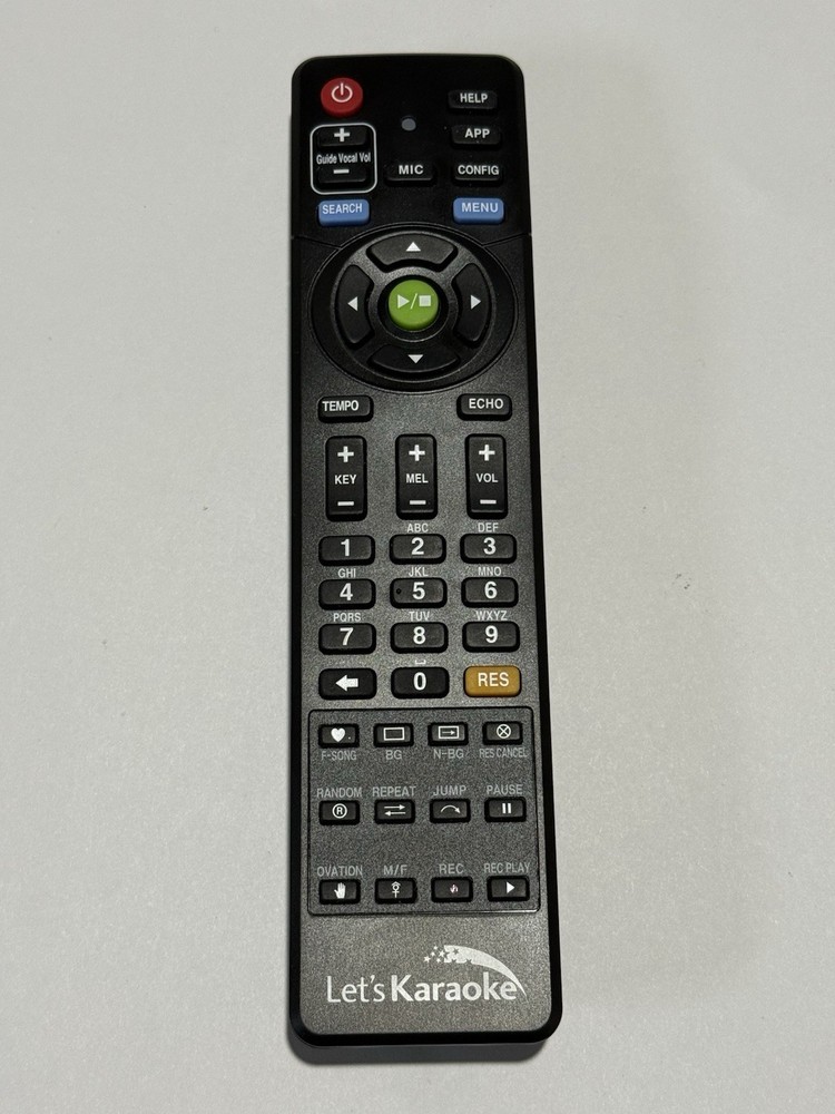 Original OEM Let's Karaoke System Magic Sing Remote Control for ET23KH / ET23PRO
