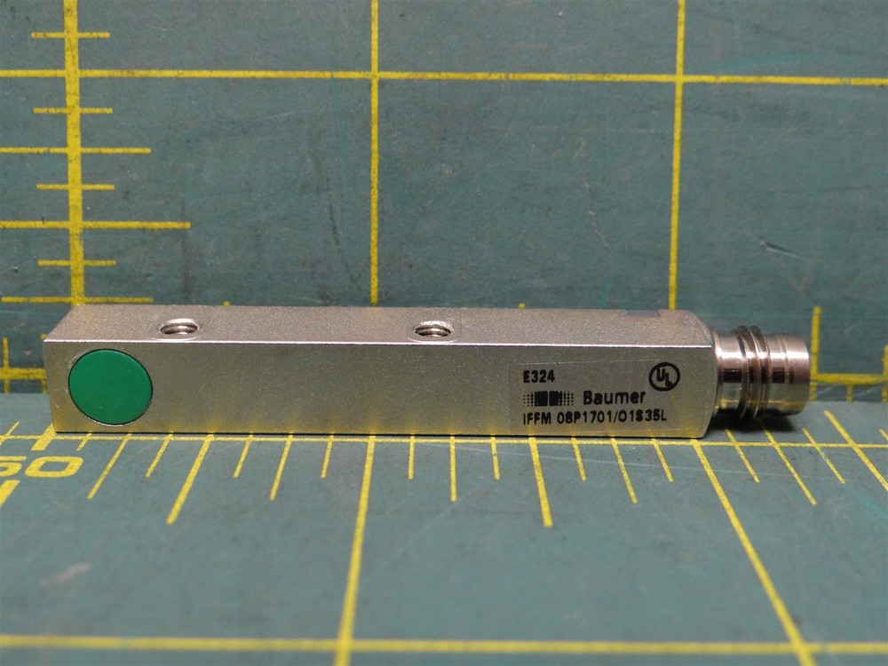 Baumer IFFM 08P1701/O1S35L Inductive Proximity Switch M8 Connector Rectangular