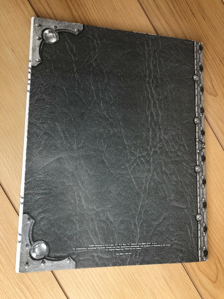 Dungeons & Dragons Basic Game Advanced Rule Book Replacement Parts 2004