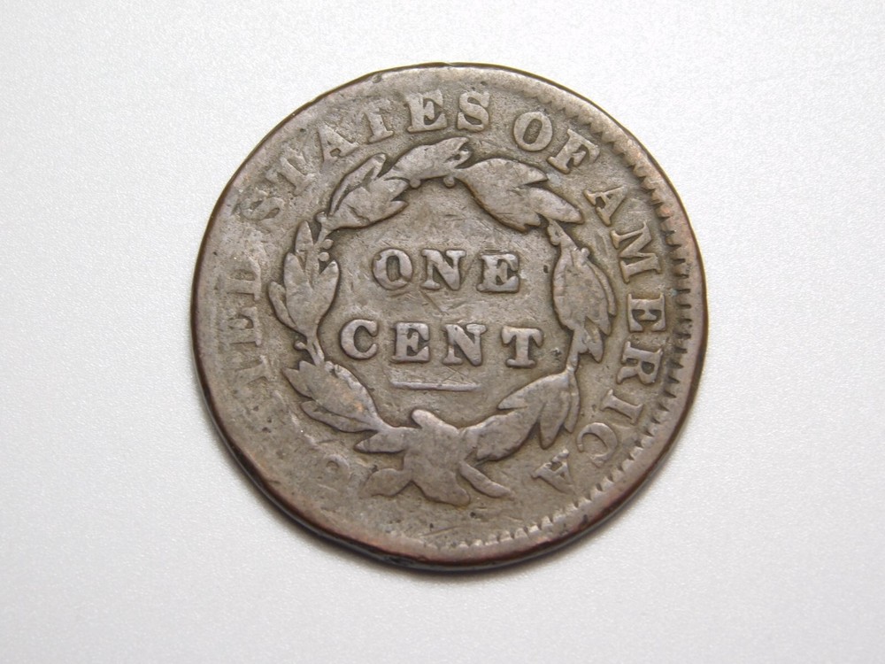 US COINS 1832 CORONET HEAD LARGE CENT