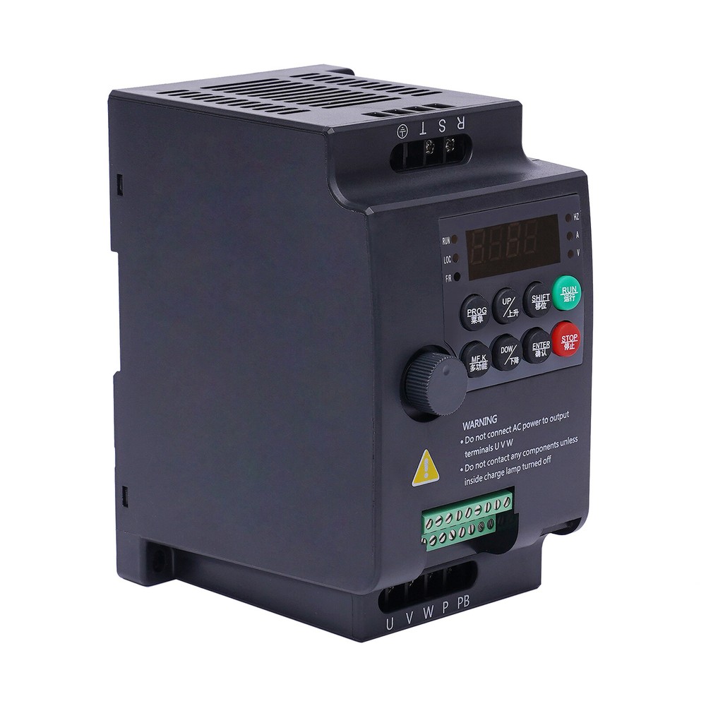 2 HP 3 Phase Motor Variable Frequency Drive VFD Speed Controller 220VAC 1.5KW 7A