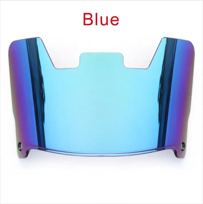 Full Size Football Helmet Visor With Under Armour Style Clips Youth & Adult