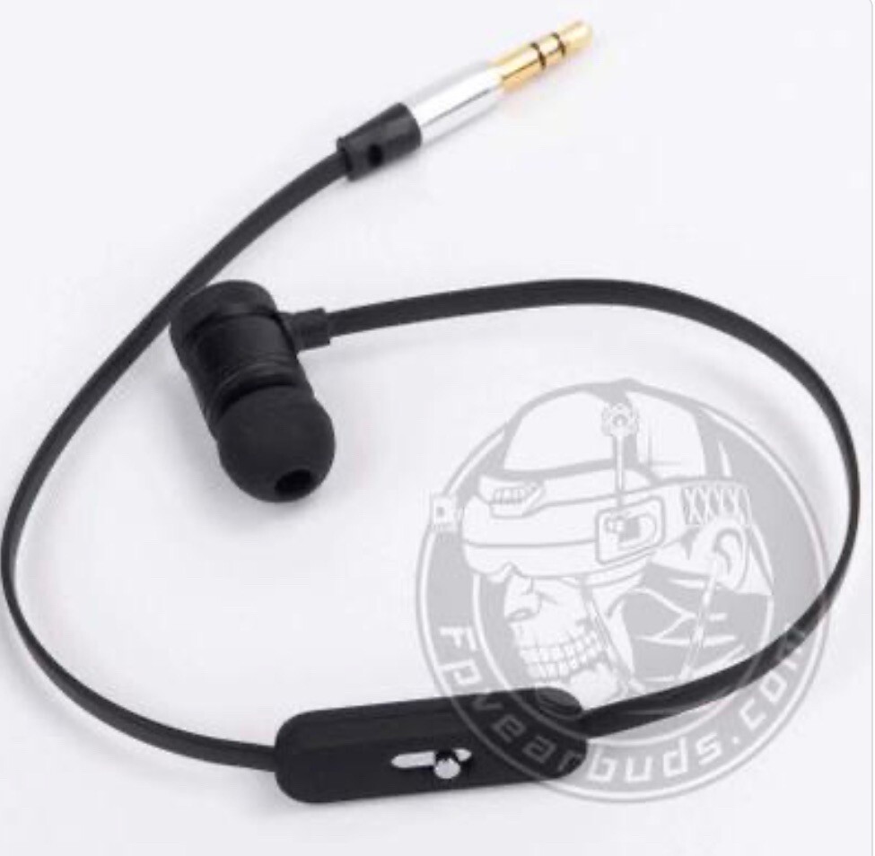 Single Wired Earbud With Volume Control