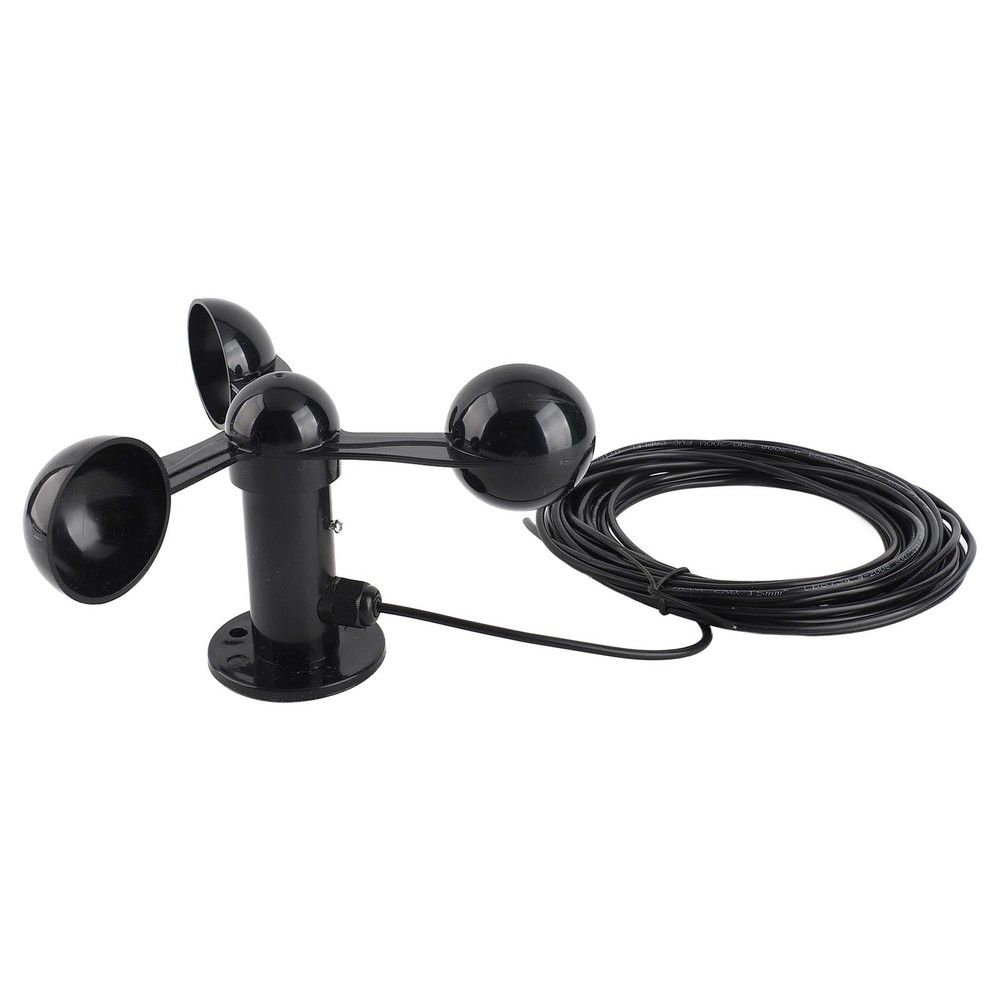 Anemometer Sensor Wind Speeds Cup With 8M Water Resistant Cable 4cm Mounting NY